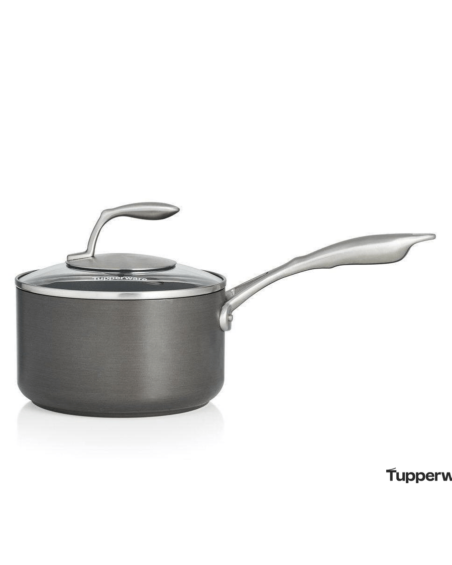 Tupperware Chef Series II Saucepan with Glass Cover | 2.6 qt / 2.5 L