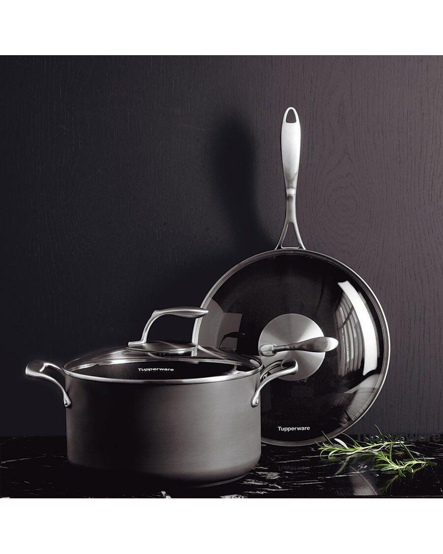 Tupperware Chef Series II Casserole Pan with Glass Cover | 6.2 qt / 5.8 L