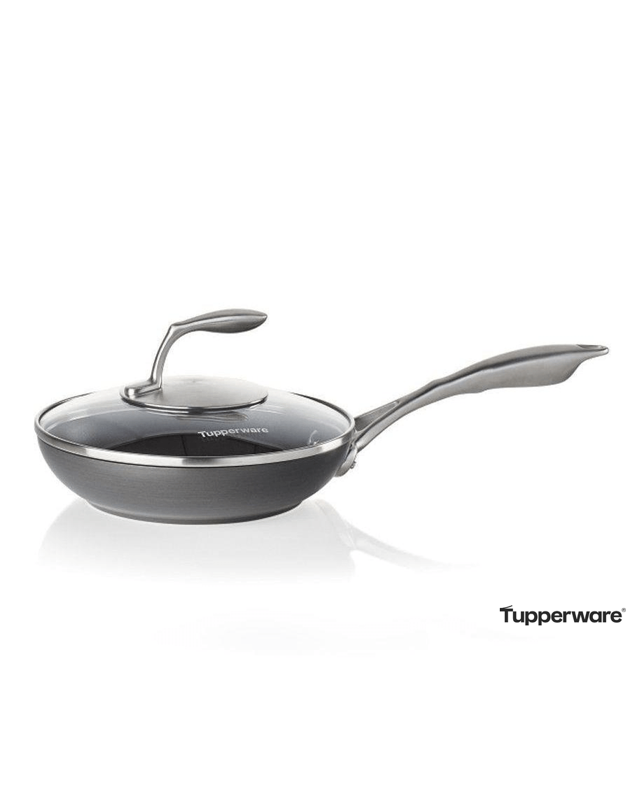 Tupperware Chef Series II Frypan with Glass Cover | 8 in / 20 cm
