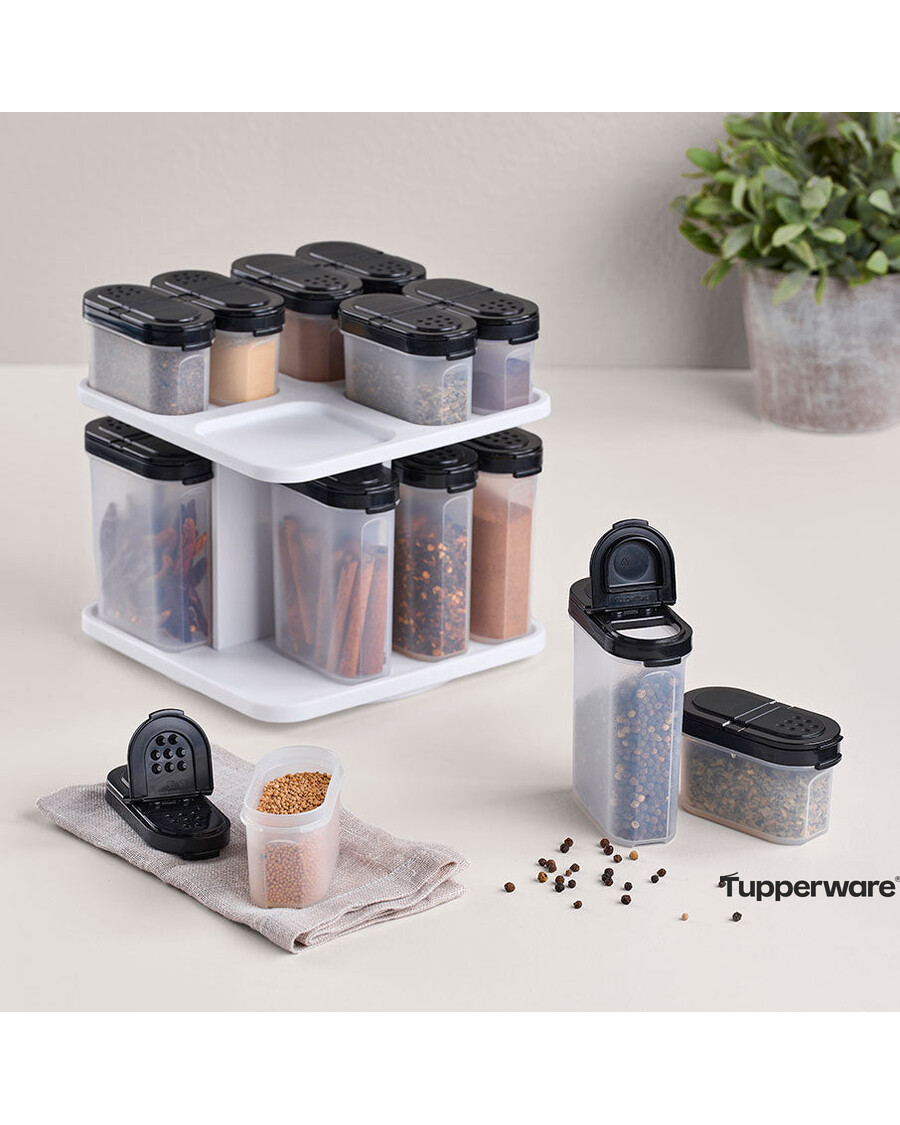 Tupperware Spice Shaker Set with Carousel