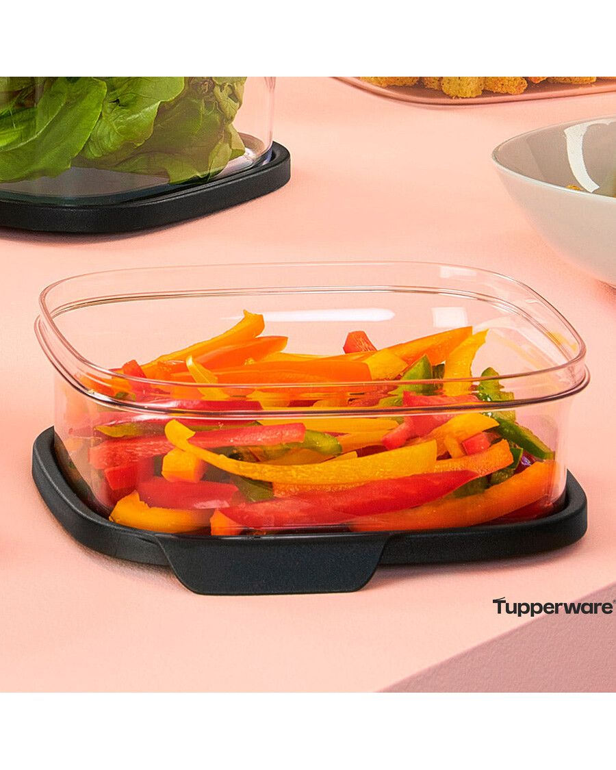 Tupperware® Ultra Clear® Square | 3¼ cup / 825 mL