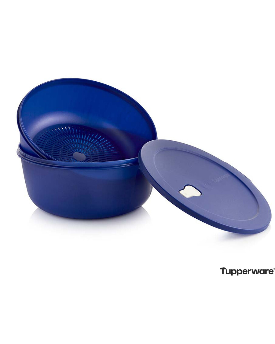 Tupperware CrystalWave® | Round with Colander | 16 cup / 3.8 L