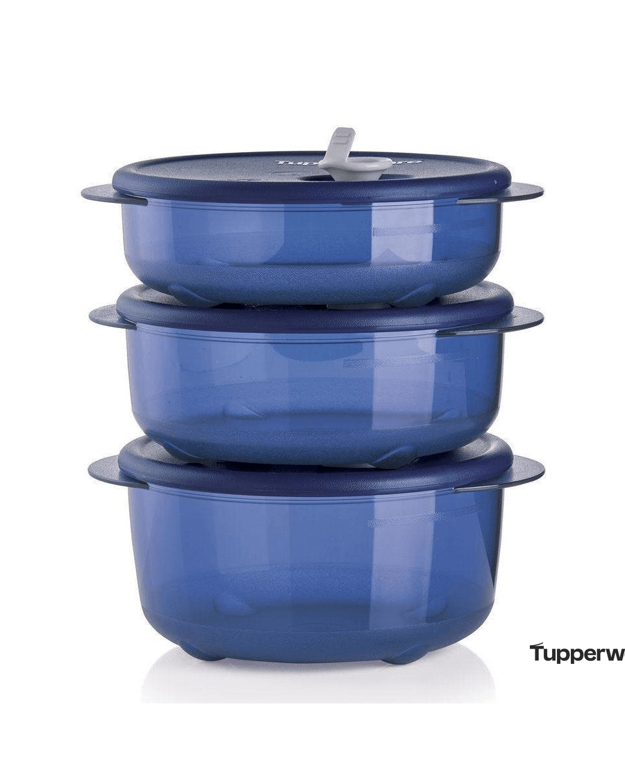 Tupperware Vent 'N Serve® Small Round | 3-piece Set