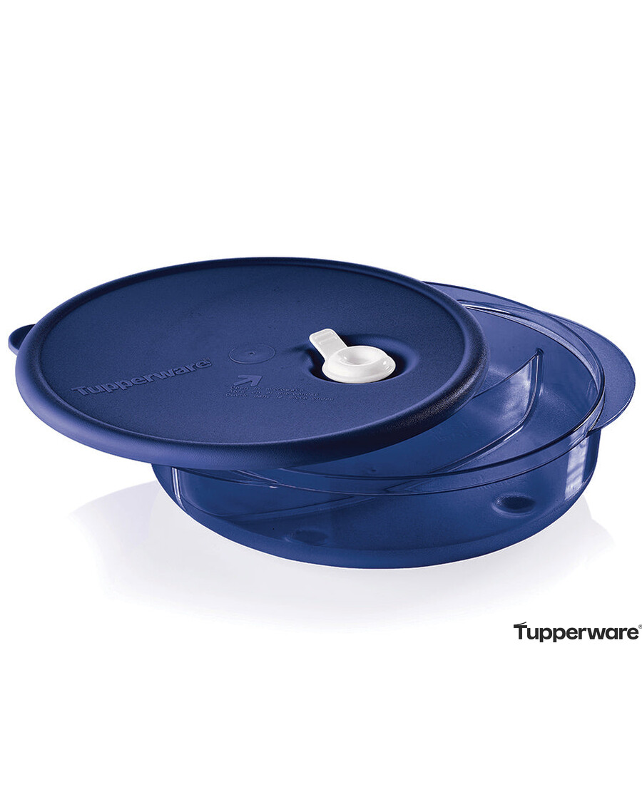 Tupperware Vent 'N Serve® Round Divided Dish