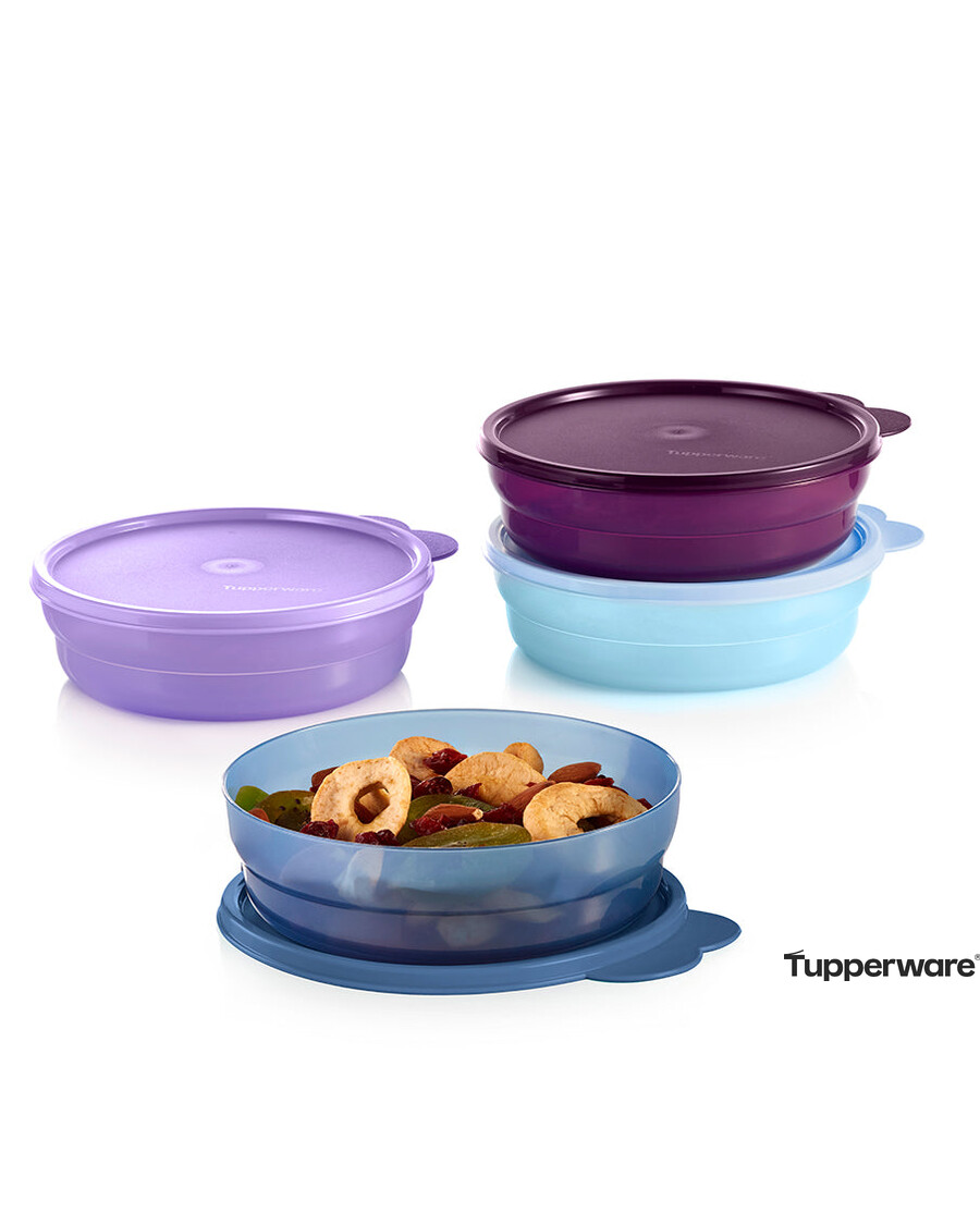 Tupperware Microwave Reheatable Cereal Bowls