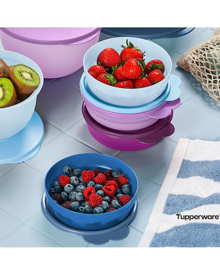 Tupperware Microwave Reheatable Cereal Bowls