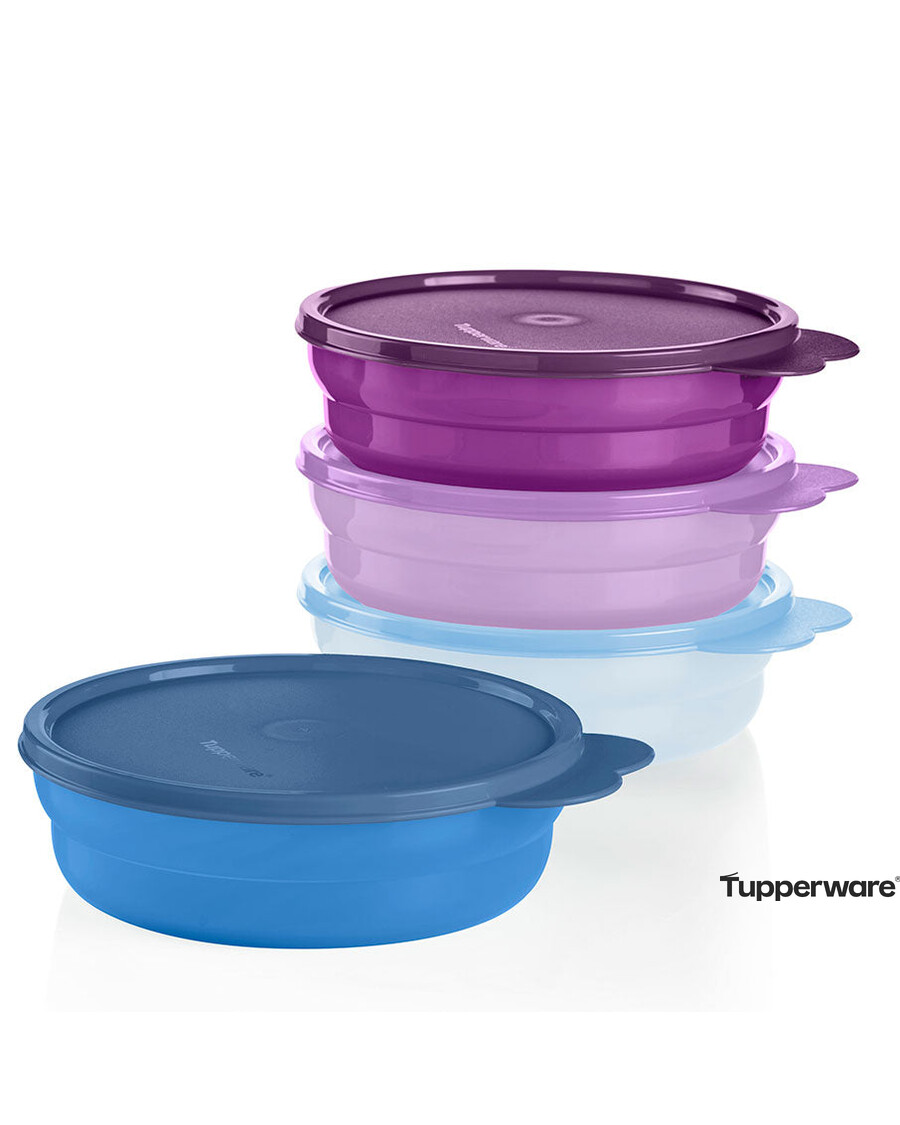 Tupperware Microwave Reheatable Cereal Bowls