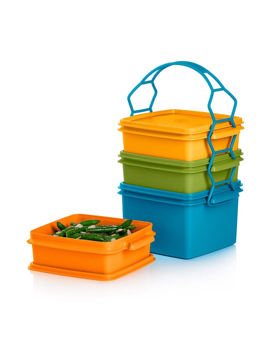 Tupperware Stackable Lunch Box Set
