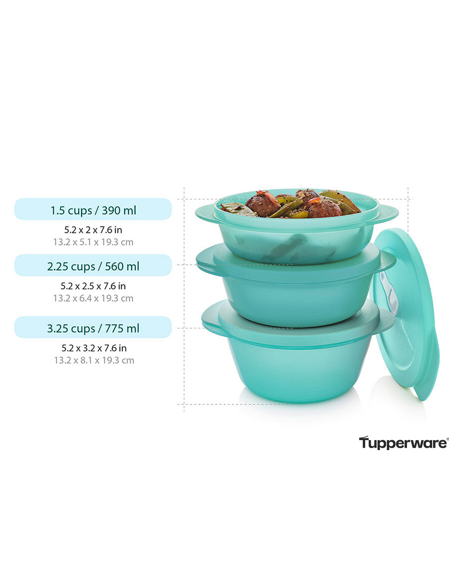 Tupperware CrystalWave® PLUS | 3-piece Set