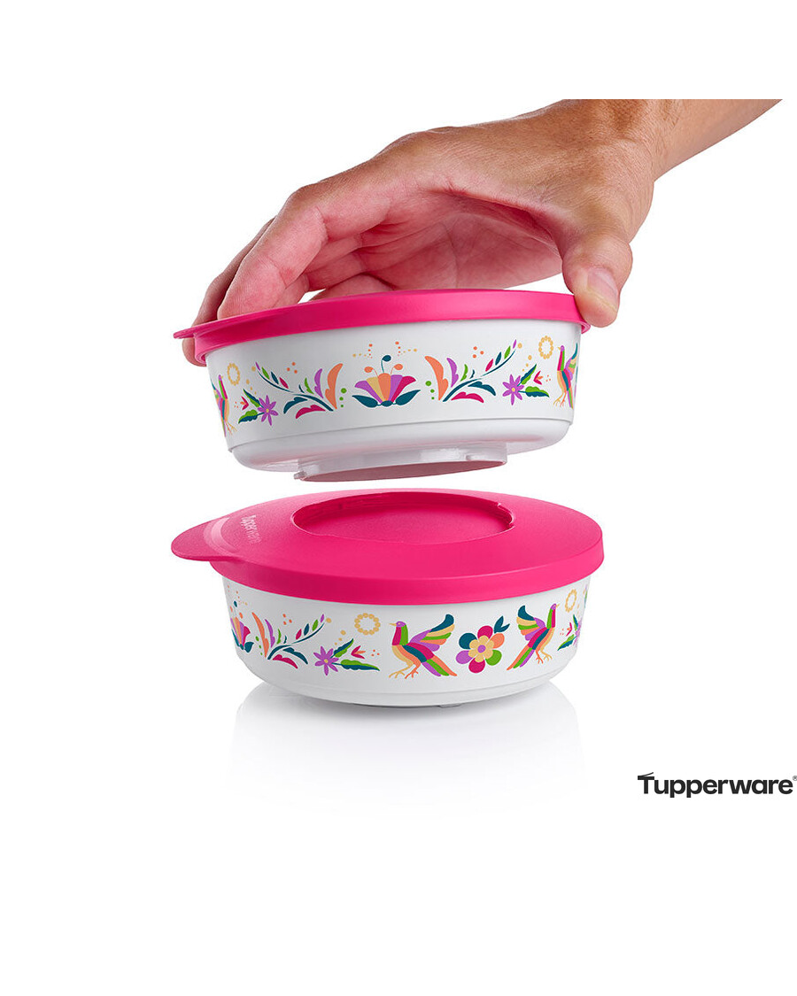 Tupperware Flittering Floral Folk Art | 18-piece Set