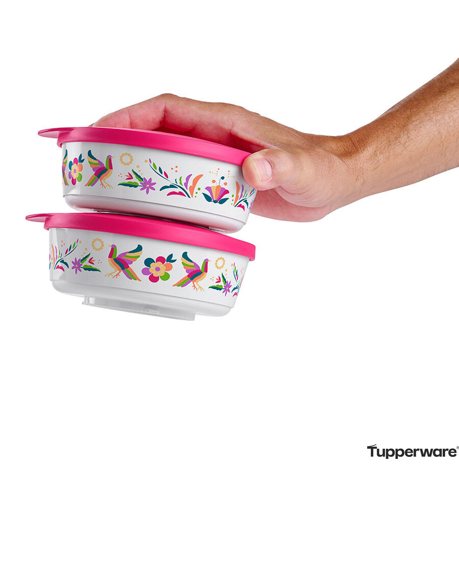 Tupperware Flittering Floral Folk Art | 18-piece Set