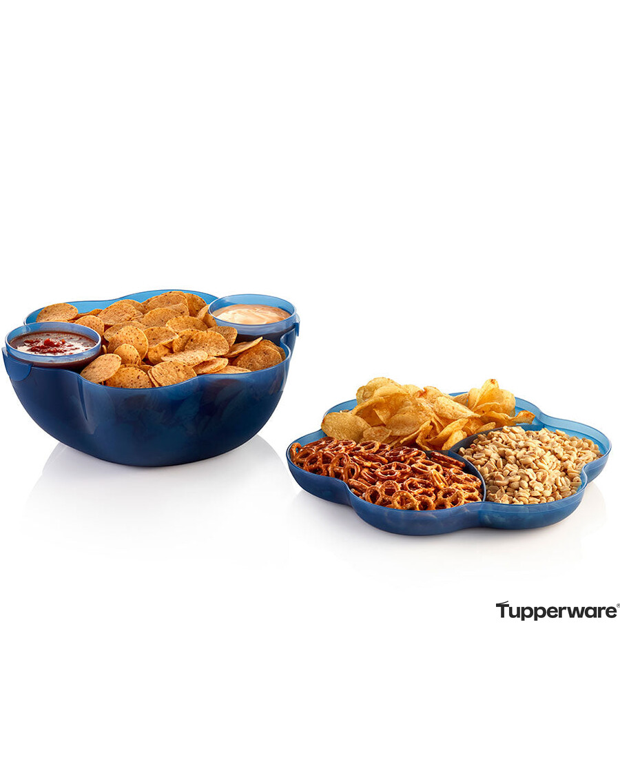 Set Tupperware Chip 'n Dip
