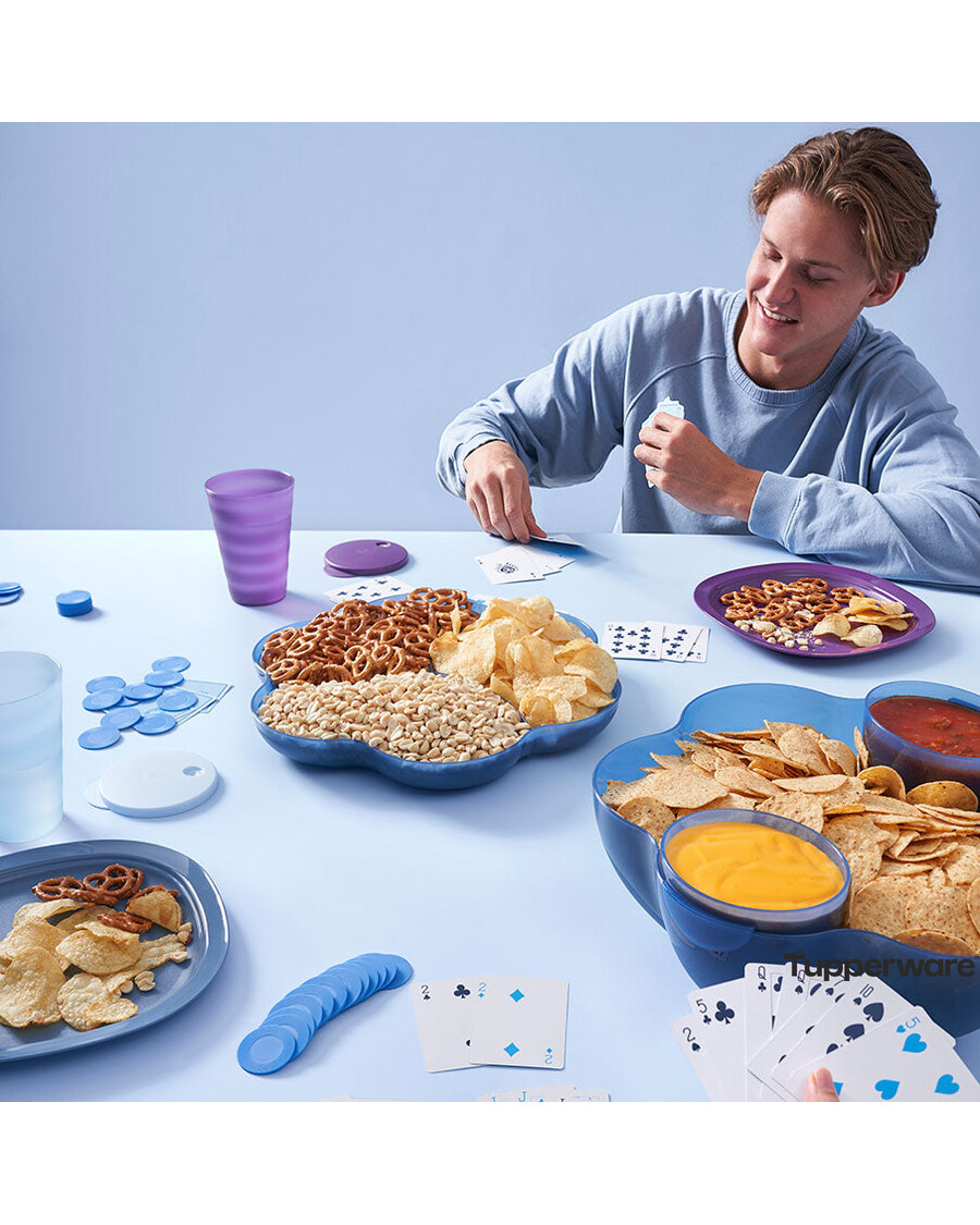 Set Tupperware Chip 'n Dip