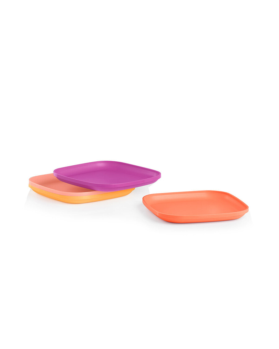 Tupperware Square Luncheon Plates