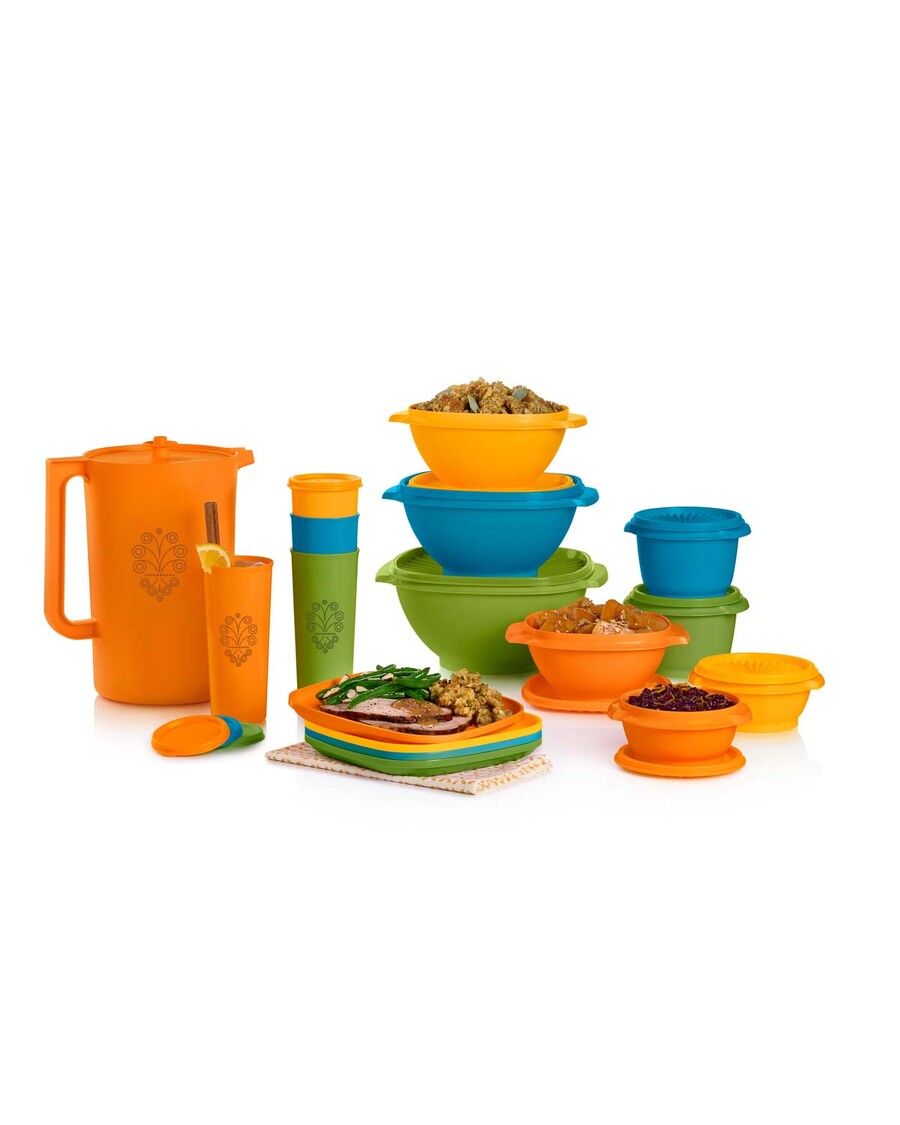 Tupperware Retro Serving | 17-piece Set